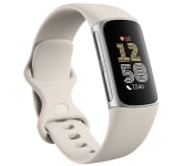 Fitbit Charge 6 Fitness Tracker in Porcelain/Silver Aluminum Finish - GA05185-NA
