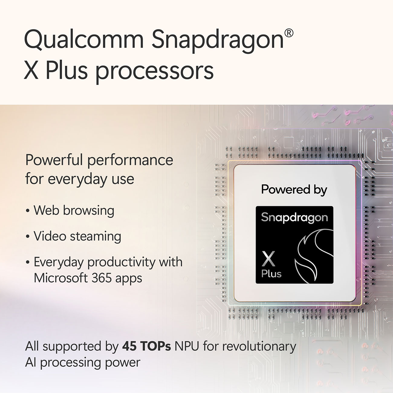 Infographic View of Microsoft Surface Pro Processor Feature