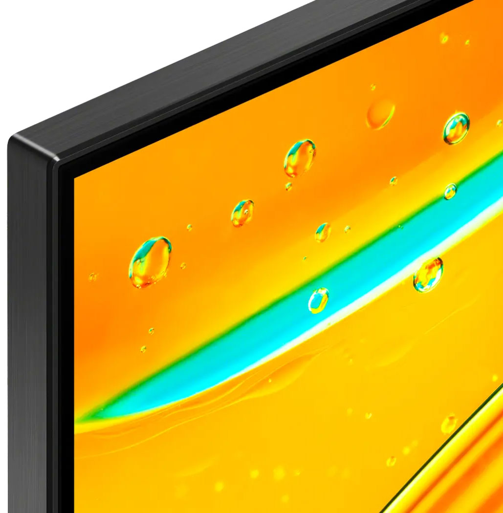 Close Up View Of The TV Bezel