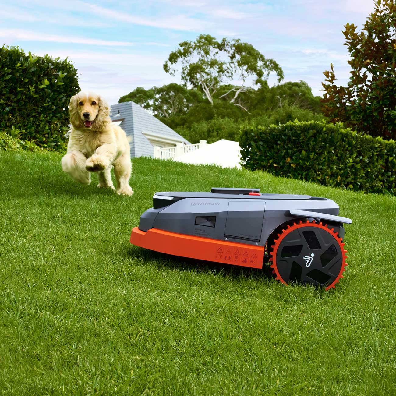 X330 Robotic Lawn Mower Pet Detection Detail