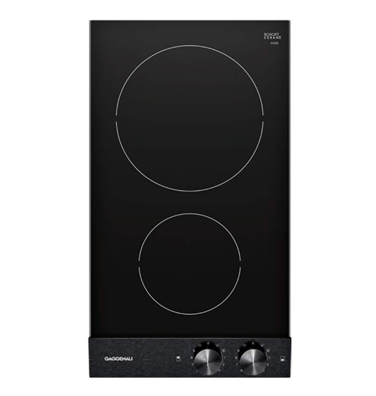 Gaggenau Vario 200 Series 12" Black Induction Cooktop