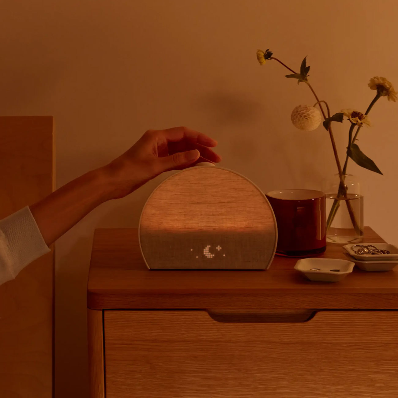 Bedside View of Hatch Alarm Clock