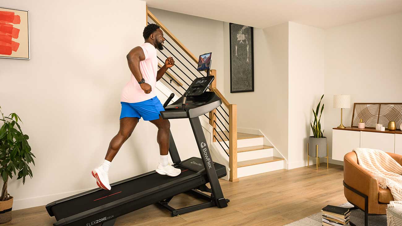 BowFlex T6 Treadmill In Home Training Detail