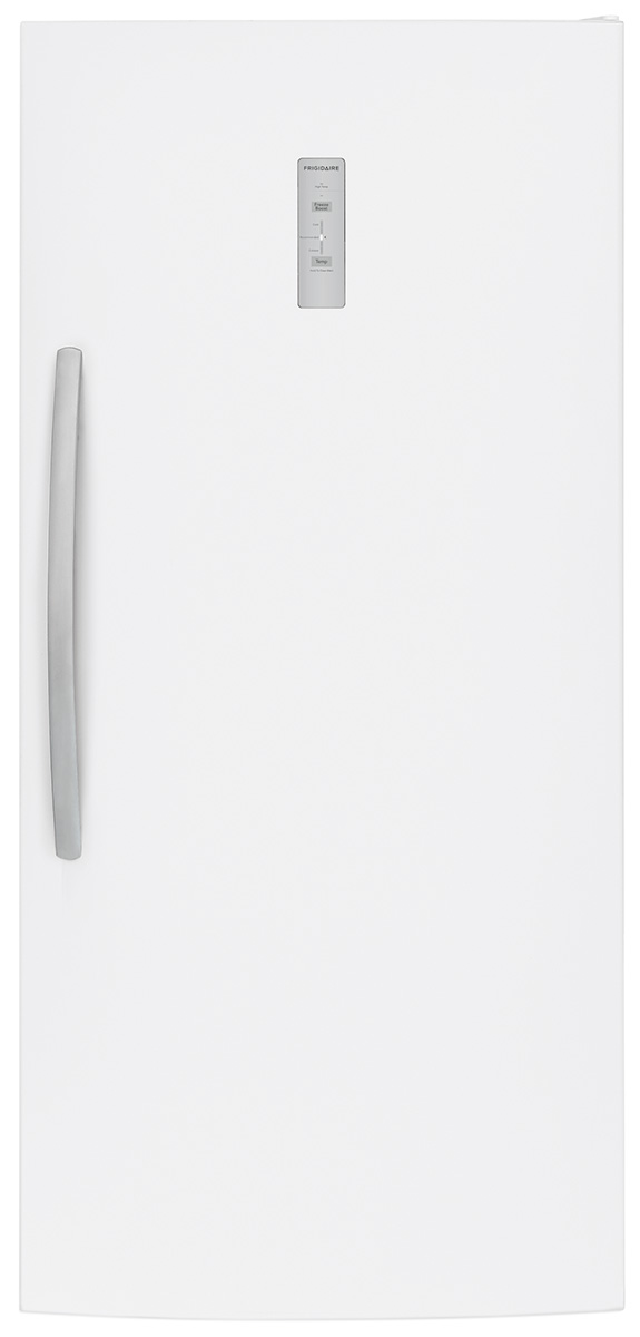 Front of freezer in White.