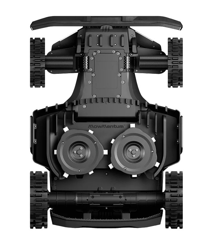 Bottom View of Navimow Robotic Mower