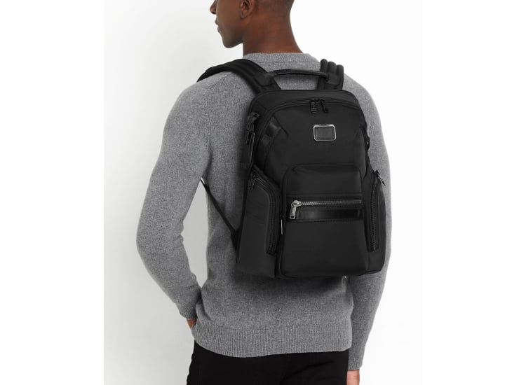 tumi alpha bravo navy knox backpack Navigation Black Geometric Pro Perks Eligible Been using this as my