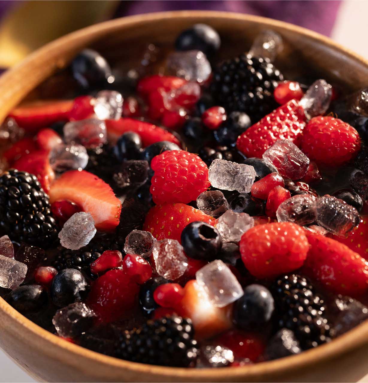 Fruit view of GE Profile Ice Maker