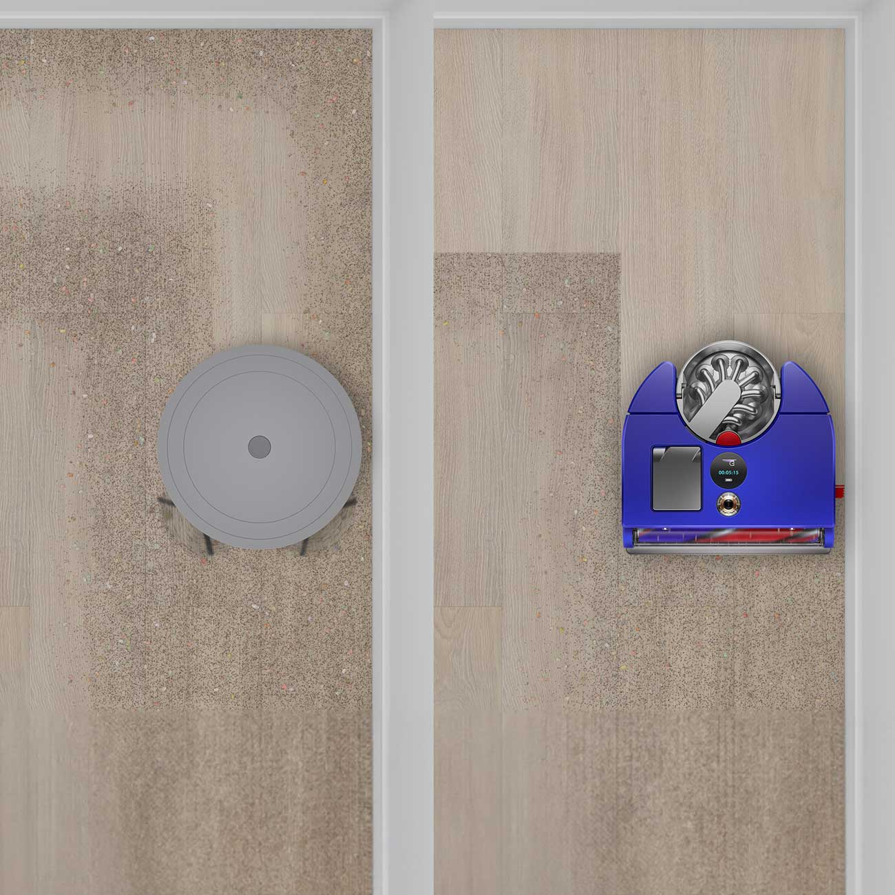 Dyson Robotic Vacuum Comparison to Competitor