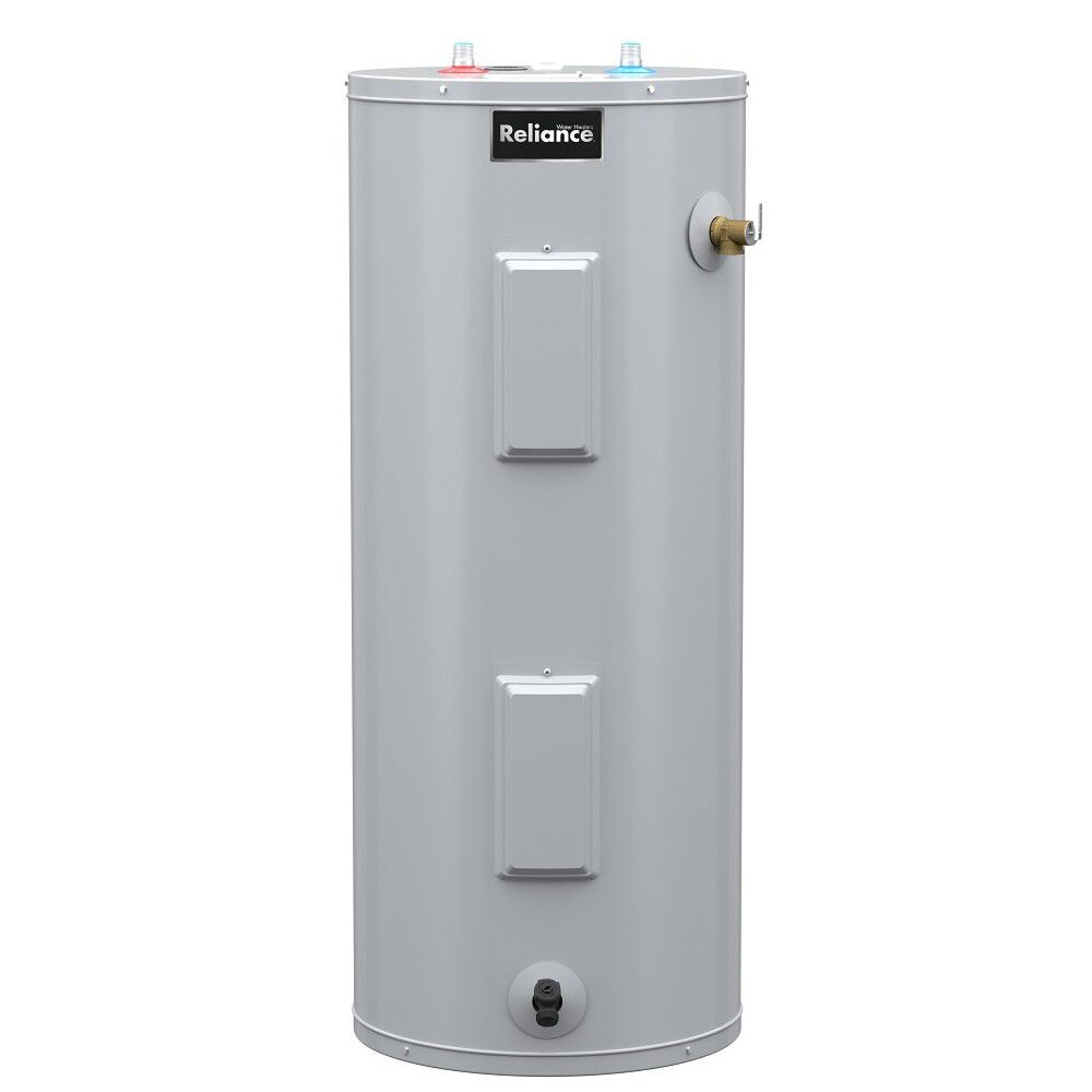 Front View of Reliance 50-Gallon Water Heater