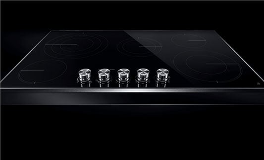 Electric radiant cooktops