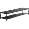 ErgoAV Extra Large TV Stand 78-Inch with Metal Frame in Black Finish