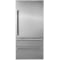 Viking 7 Series Door Panel For Right Hinge Bottom-Freezer Refrigerator 36-Inch in Stainless Steel