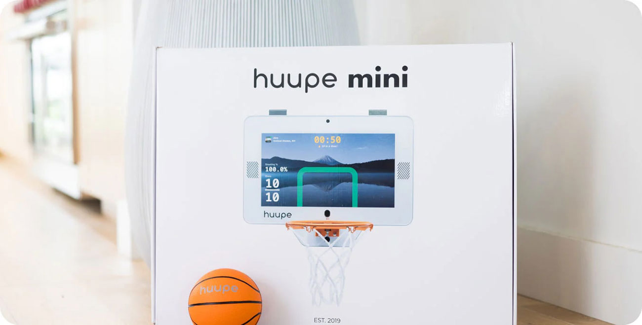 Huupe mini Basketball Hoop Packaging Detail