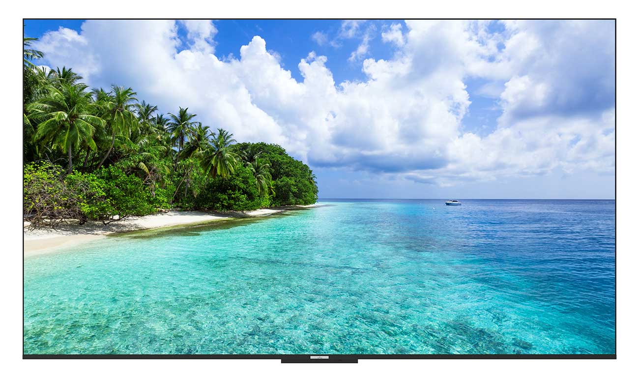 Front view of Full Shade 4K Outdoor TV