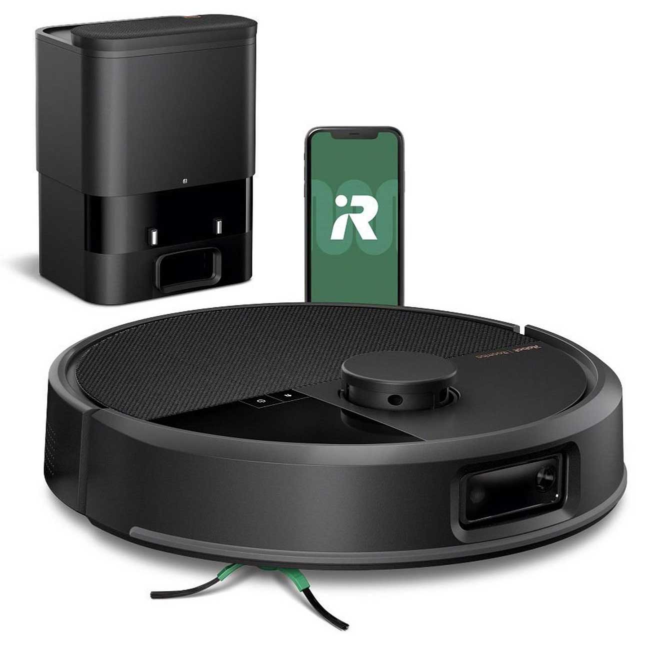 Front view of Roomba Max 705 Vac Robot + AutoEmpty Dock
