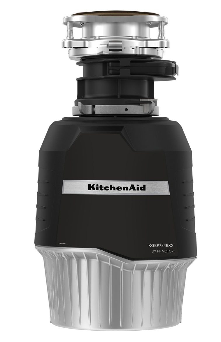 Front View of KitchenAid Garbage Disposal