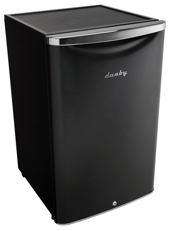 Aerial-angle view of refrigerator.