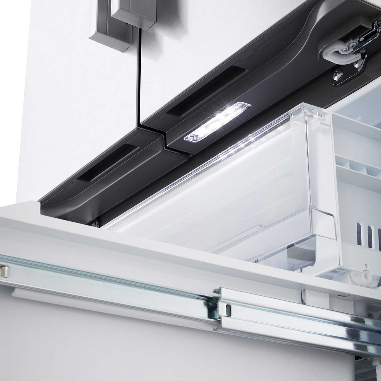 Freezer angle view of LG Refrigerator