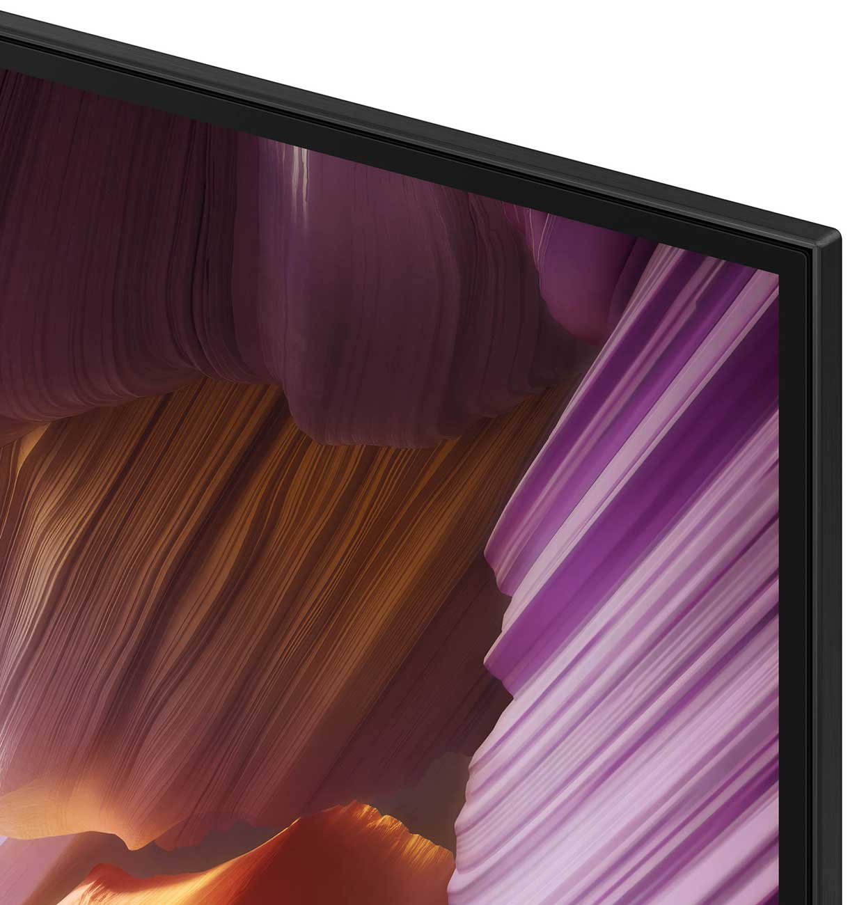 Close Up View Of The TV Bezel