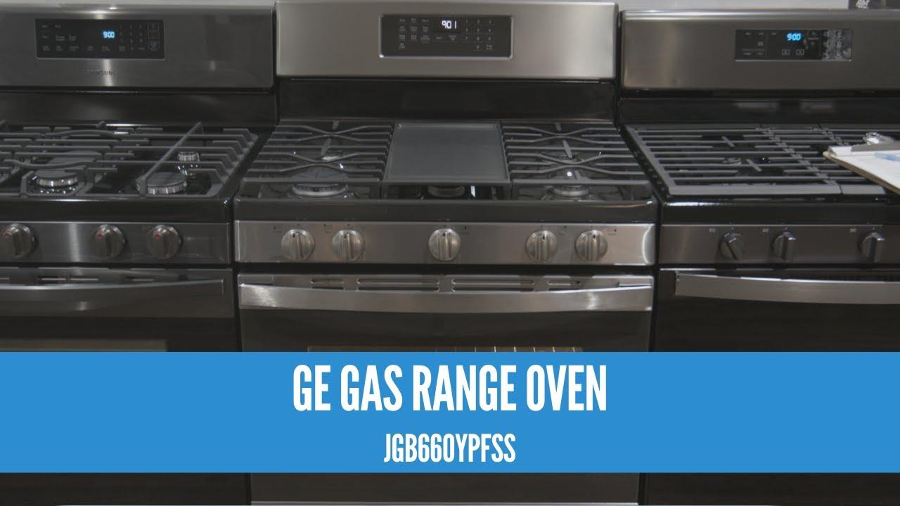 GE 30 Inch Freestanding Gas Stove JGB660YPFSS Abt Videos