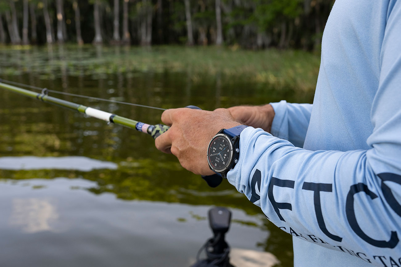 On-Wrist View of Garmin Watch