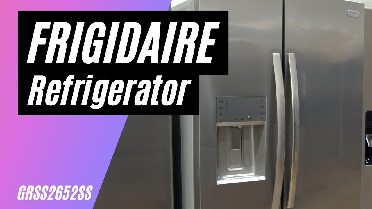 Watch Frigidaire Side By Side Refrigerator GRSS2652AF