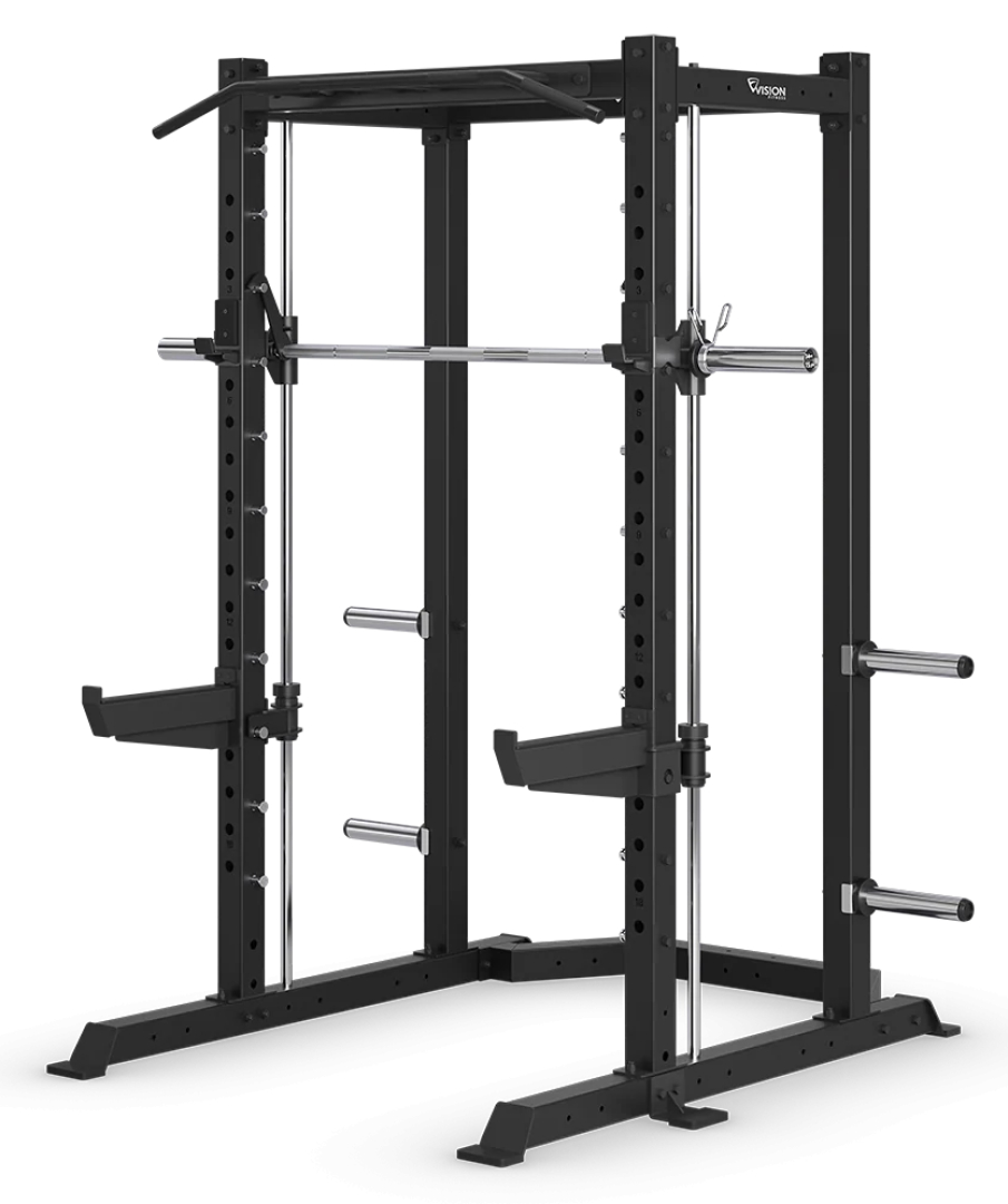 Weight training equipment with powder coated steel frame, main product view