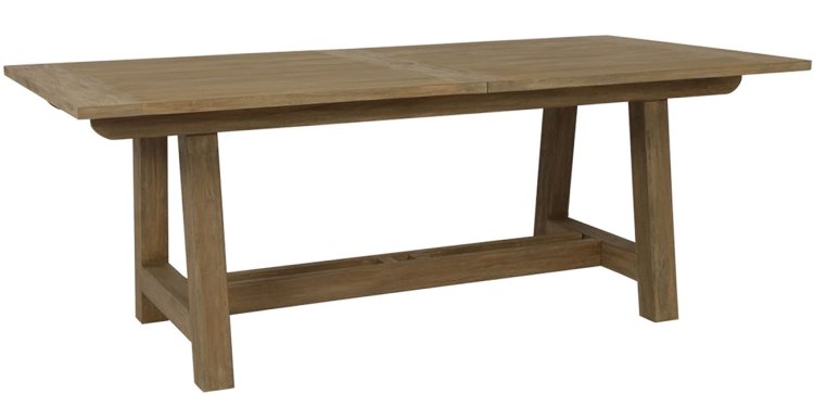 Large image of Alternate view of Sunset West Coastal Teak Extension Table in Coastal Teak - SW5501-T79-118