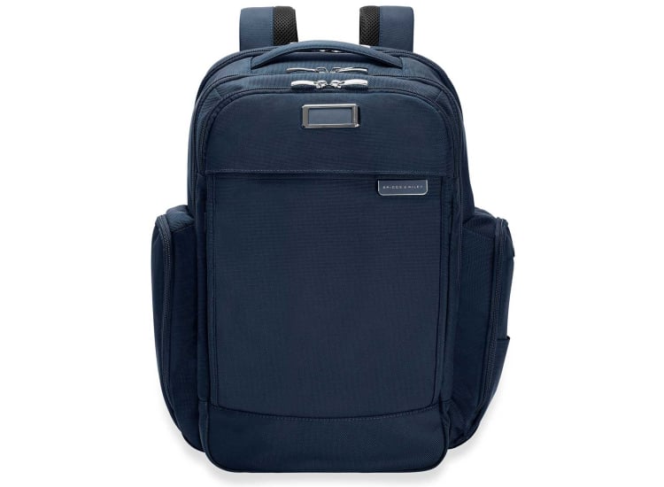 baseline traveler backpack Traveler's Choice Tc00066 Breenon Black Computer Laptop 19" USB Port through back panel secures over a rolling luggage handle for hands Traveler Backpack | Soft Sided