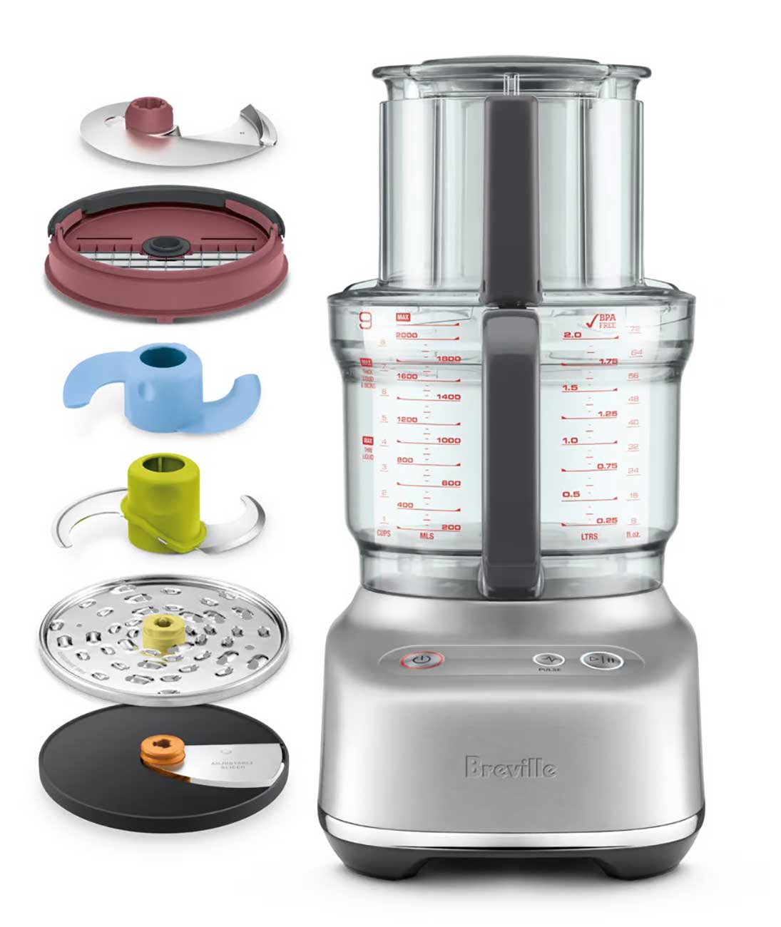 Front view of Food Processor (Included)