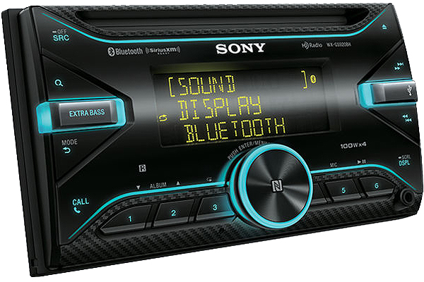 Large image of Sony Double DIN Car Receiver With Bluetooth