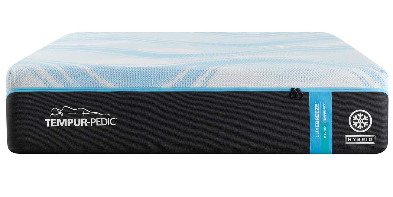 Front View of Tempur-Pedic LUXEbreeze 2.0 M Hybrid King Mattress