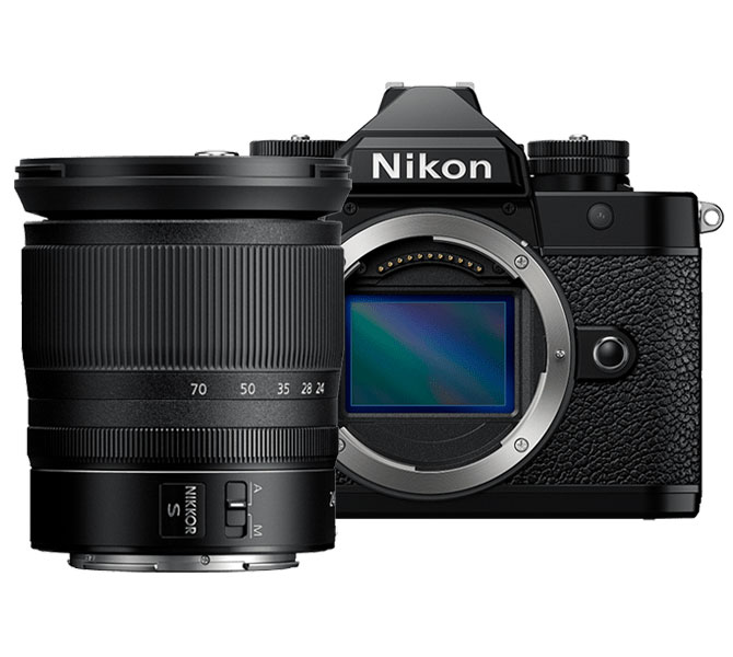 Nikon Z f Mirrorless Digital Camera with 24-70mm f/4 Lens in Black