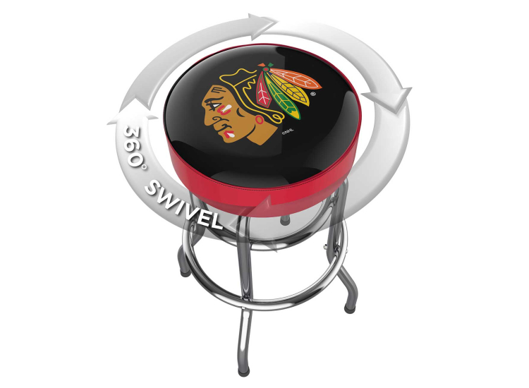 Fan Life Chicago Blackhawks Bar Stool - 680-4002