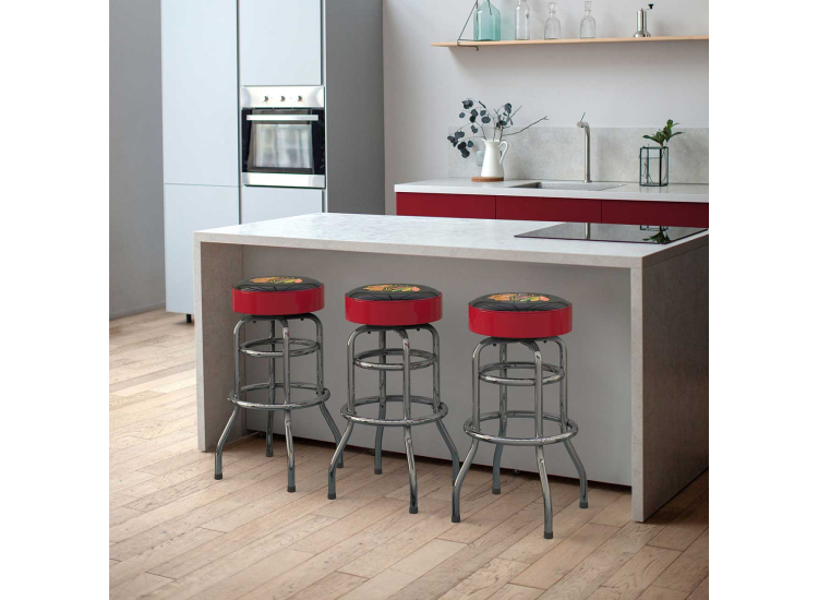 Fan Life Chicago Blackhawks Bar Stool - 680-4002