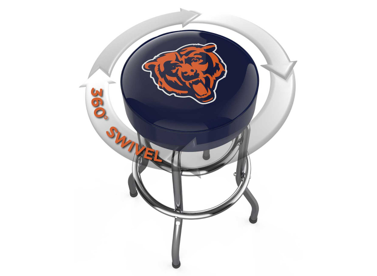 Fan Life Chicago Bears Bar Stool - 680-1019