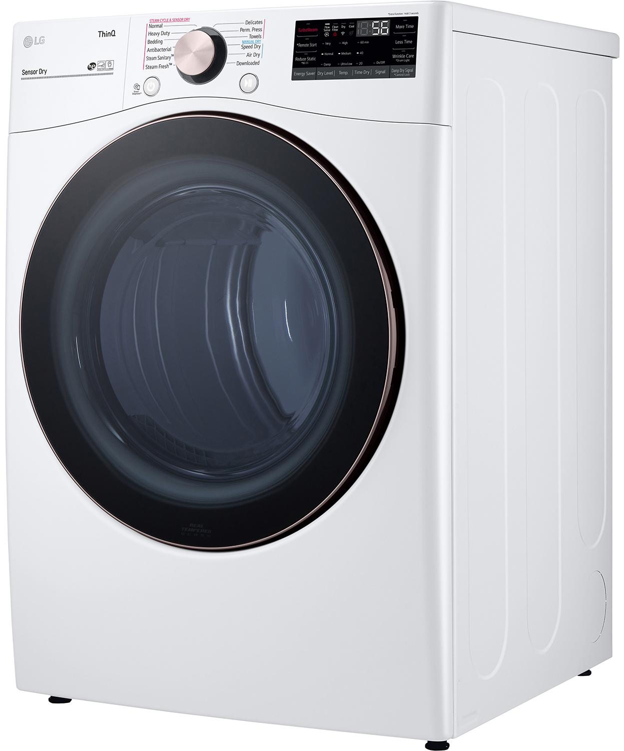 Right-angle view of dryer.