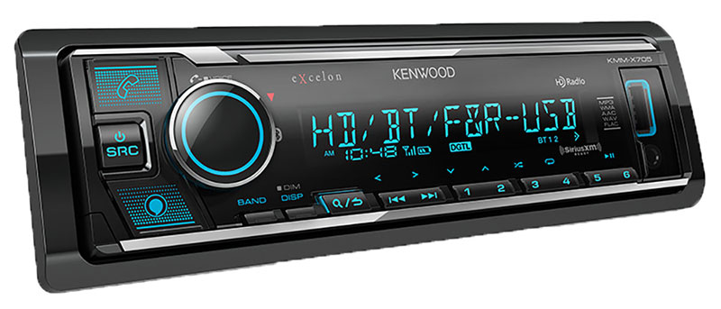 Kenwood - KMM-X705 - Car Stereos - Single DIN