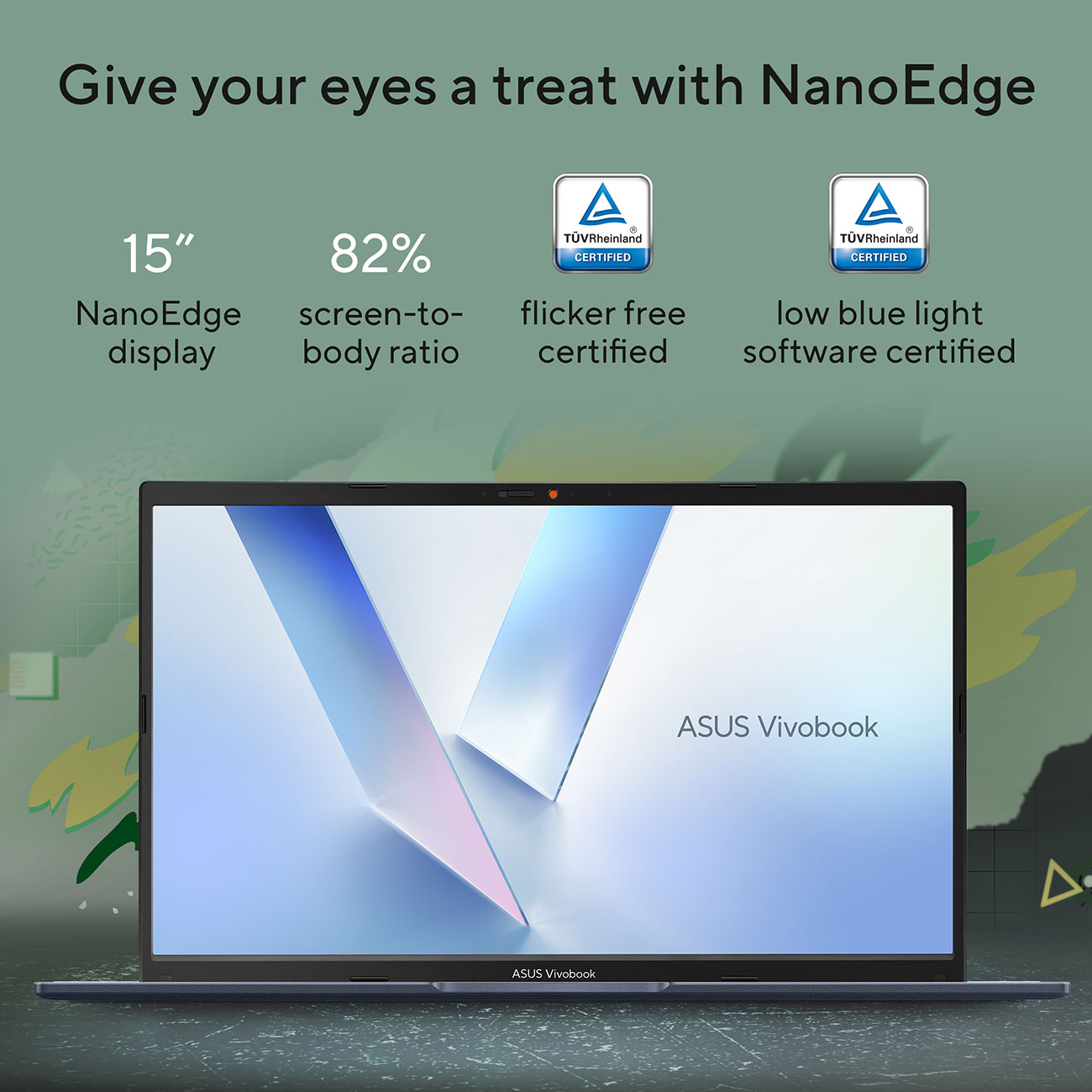 Infographic View of ASUS Laptop Display