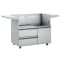 Twin Eagles 42-Inch Freestanding Outdoor Gas Grill Base In Stainless Steel