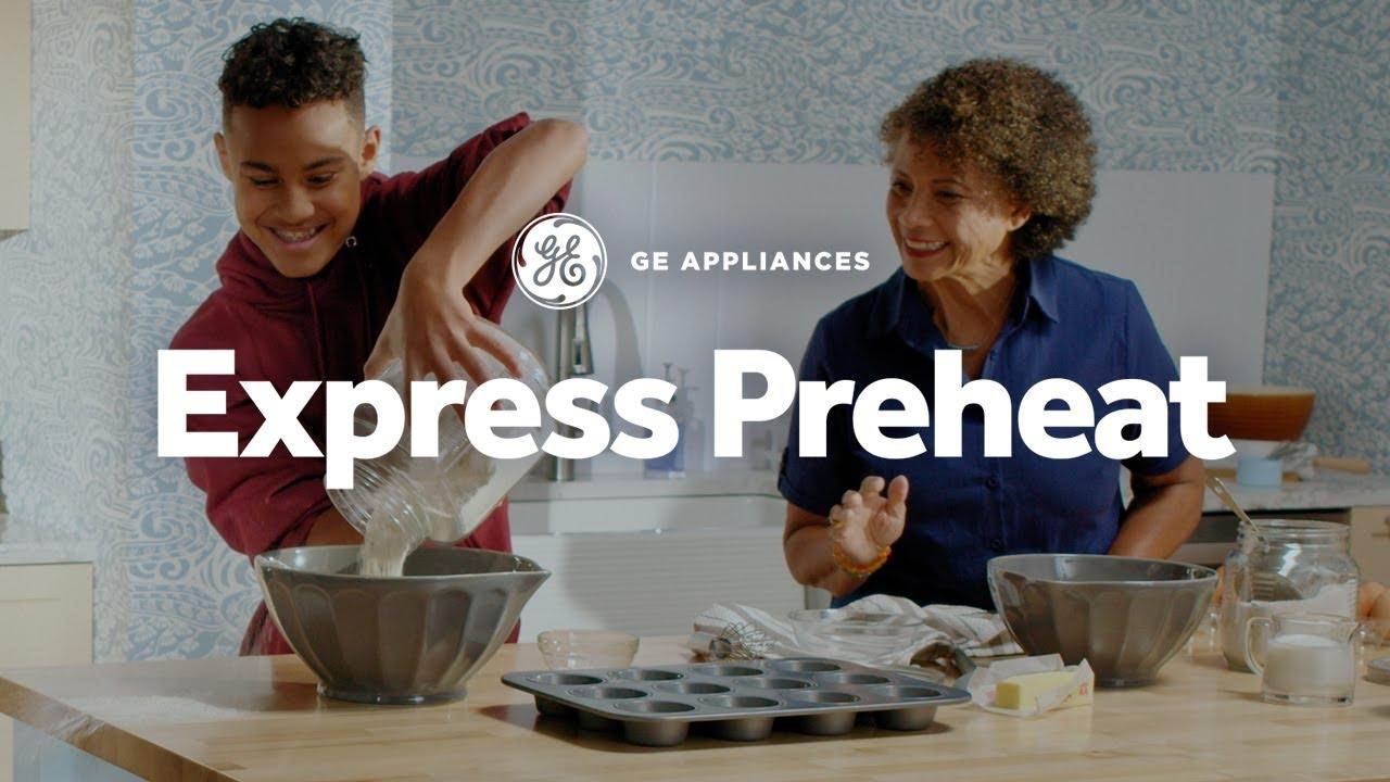 Watch GE Appliances Range with Express Preheat