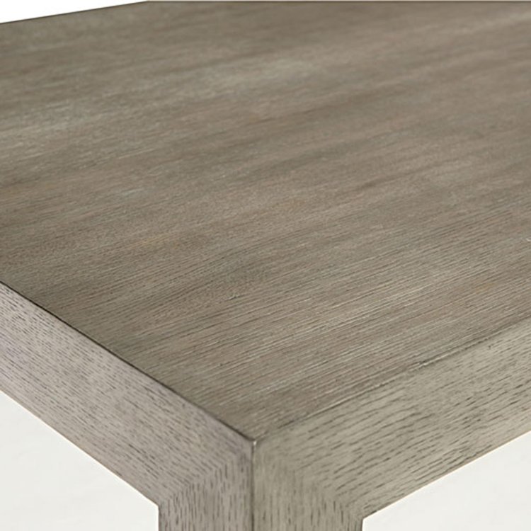 Large image of Bernhardt Oldham Cocktail Table in Rustic Gray | White Plaster
