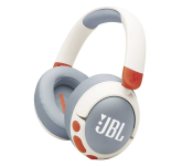 JBL Junior 470NC Kids Wireless Noise Cancelling Over-Ear Headphones in White - JBLJR470NCWHTAM