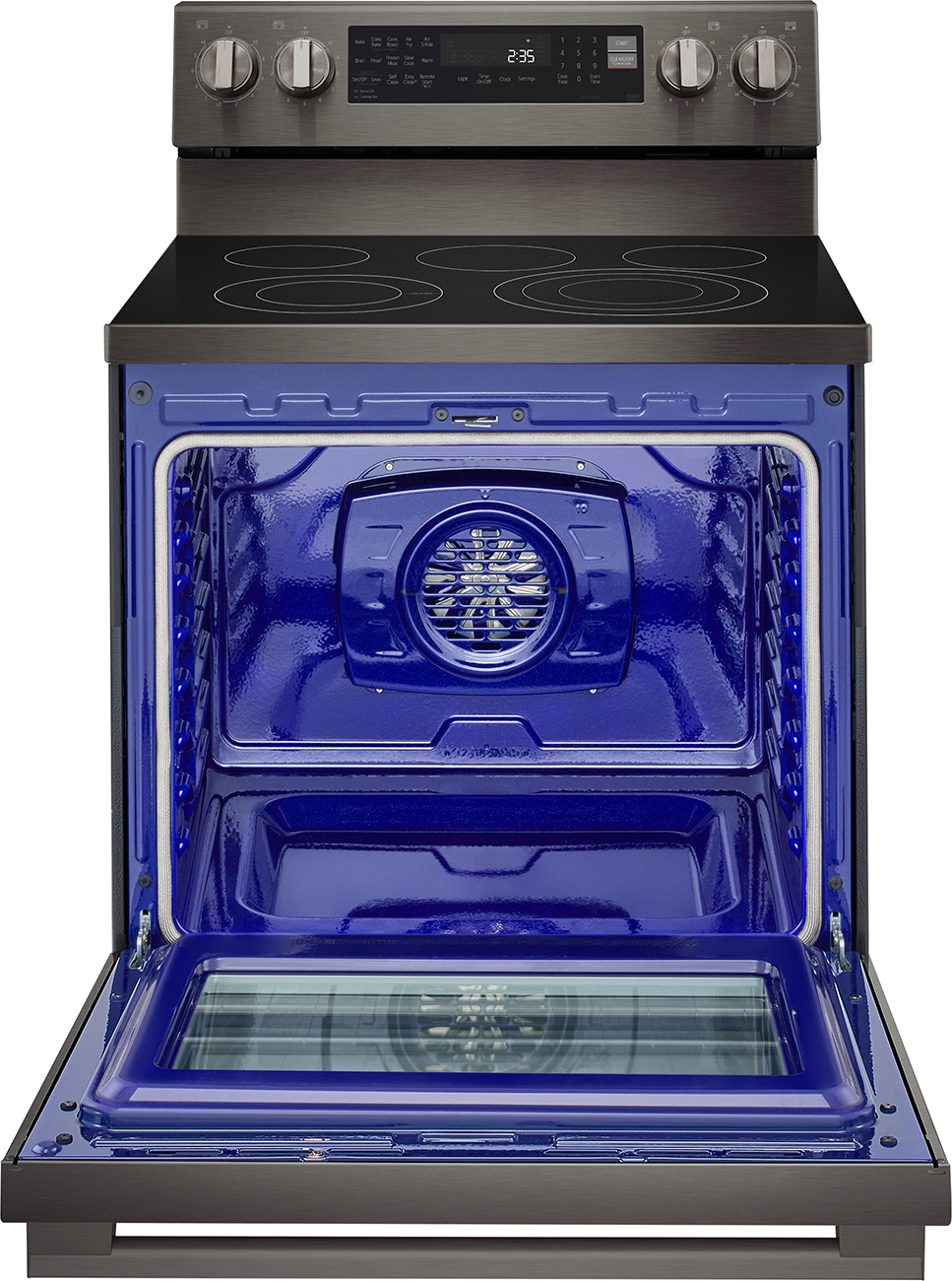 Open Empty View of LG Electric Range