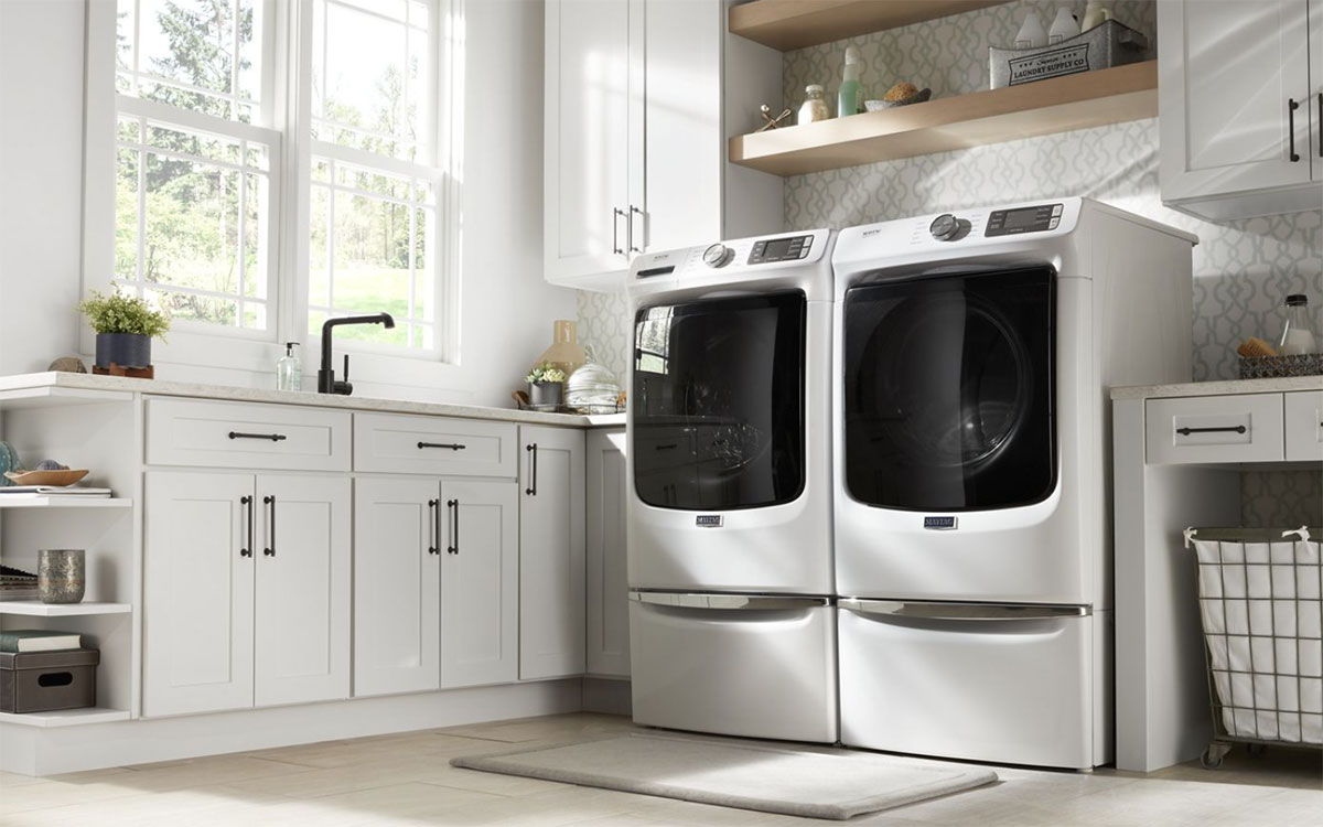 Maytag 7.3 Cu. Ft. White Gas Dryer MGD5630HW Abt