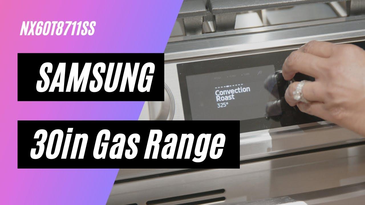 Samsung Air Fryer Oven Smart Range NX60T8711SS Abt