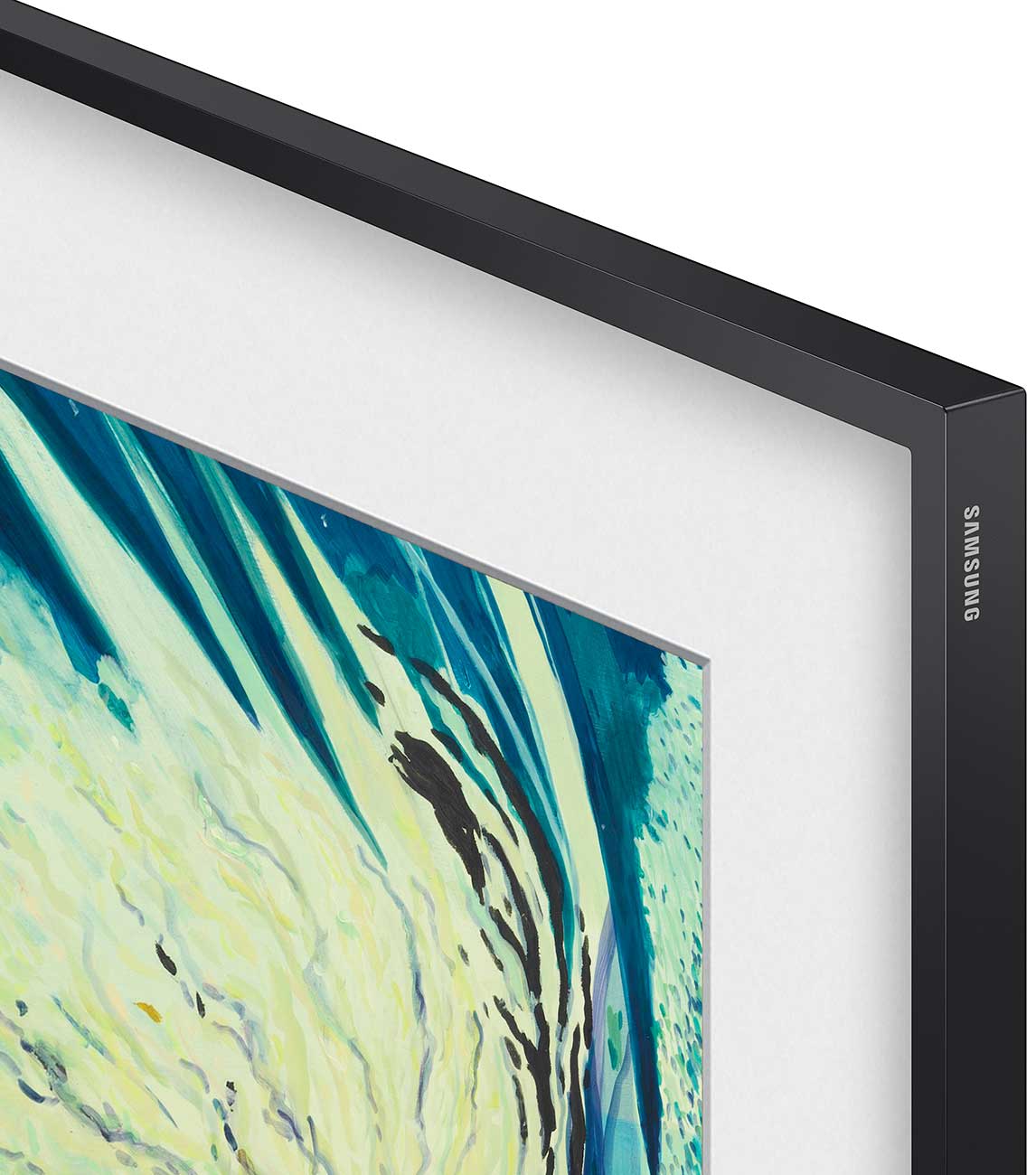 Close Up View Of The TV Bezel