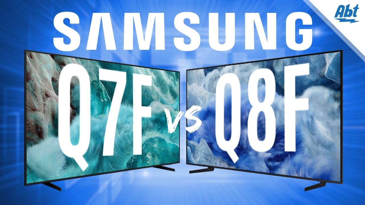 2025 Samsung 4K QLED Comparison: Q7F vs Q8F Video