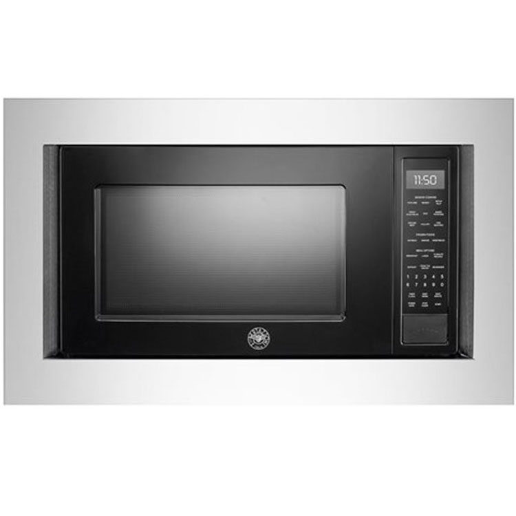 Bertazzoni 30" Silver BuiltIn Microwave Trim Kit FR30PROX