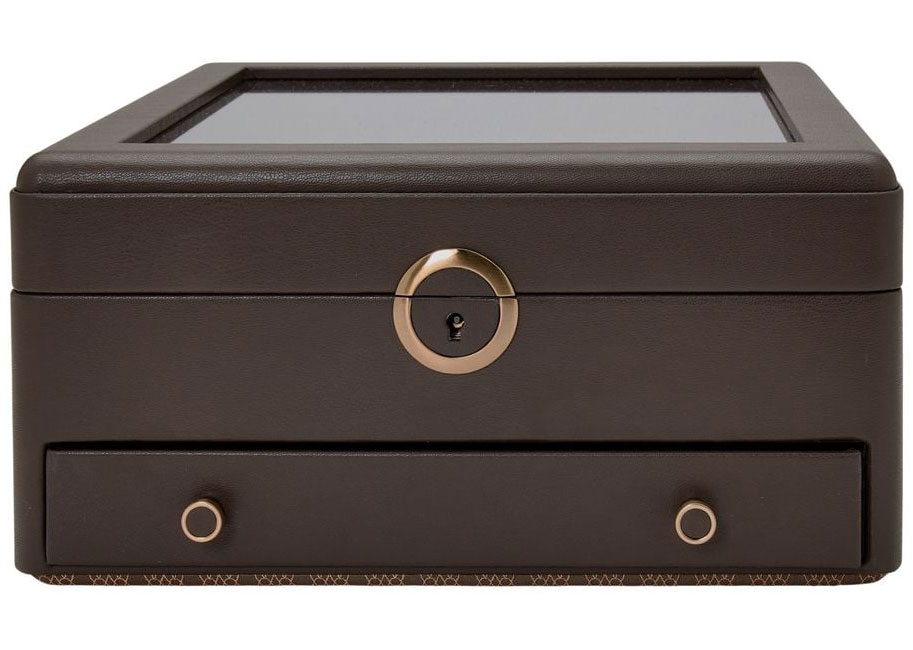 Front View of Wolf 1834 Watch Box